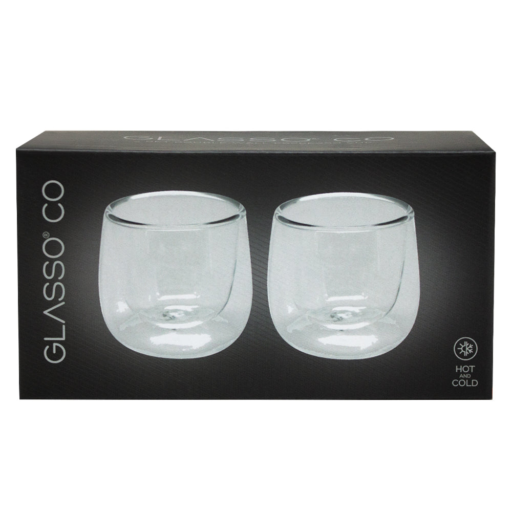 Set 2 Mug Espresso Doble Pared 90 ml Glasso