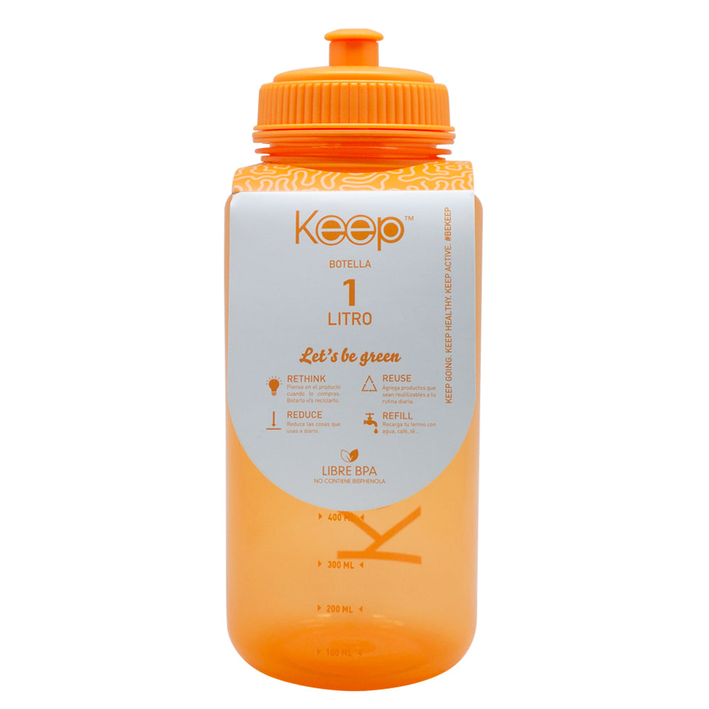 Botella para Agua 1 Litro Keep