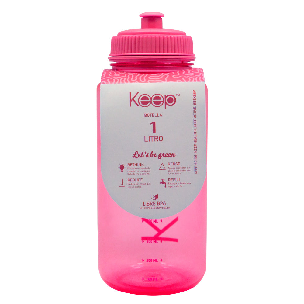 Botella para Agua 1 Litro Keep