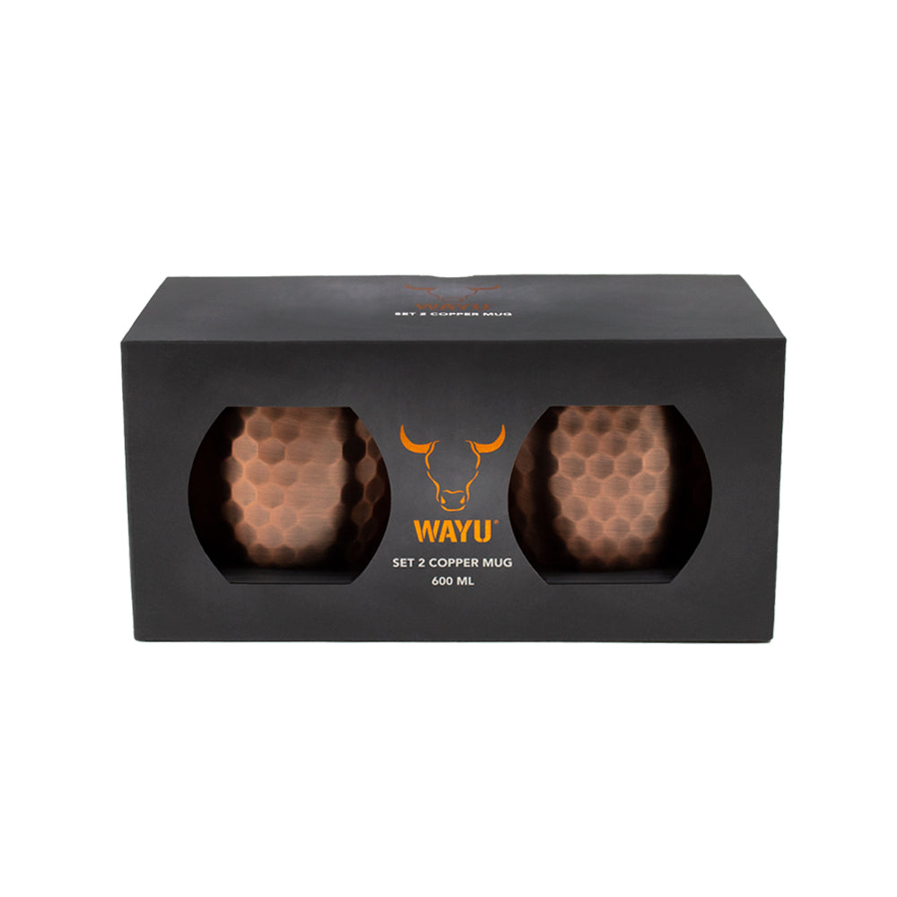 Jarro Cervecero Copper Mug Set 600 ml Wayu