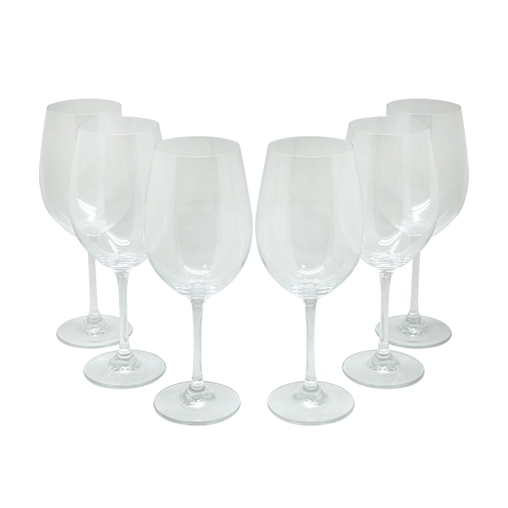 Set 6 Copas Cristal Para Vino Tinto 685ml Glasso