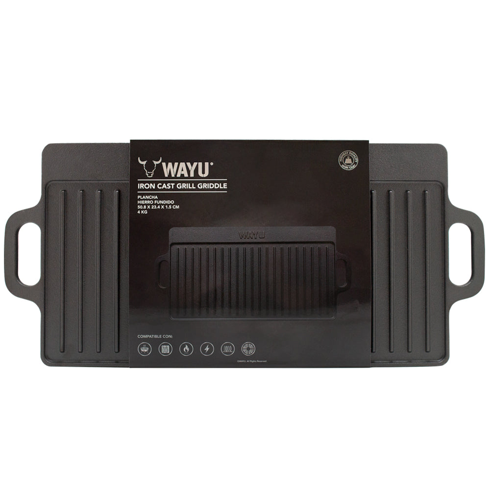Plancha Reversible Hierro Fundido Wayu