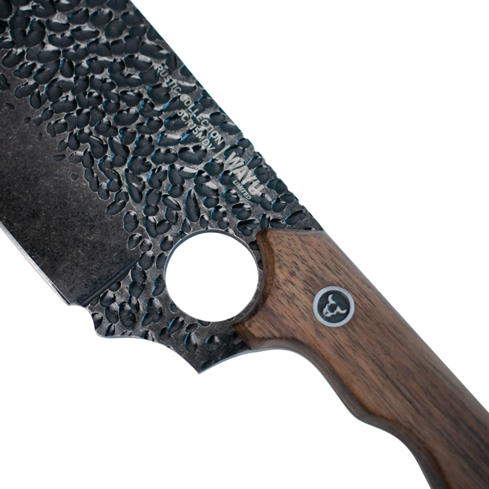 Cuchillo Serbian Con Funda Rustic Colecction Wayu