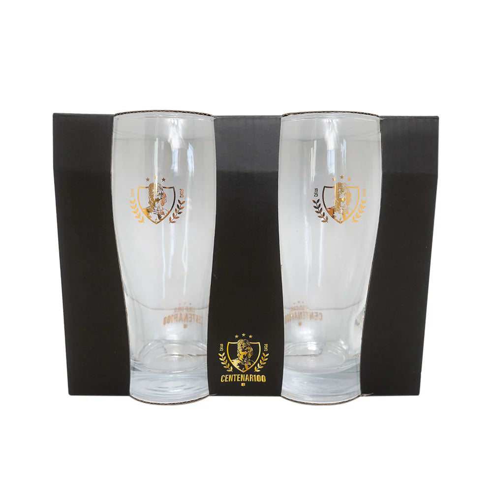 Set 2 Vasos Shopero Centenario Colo Colo