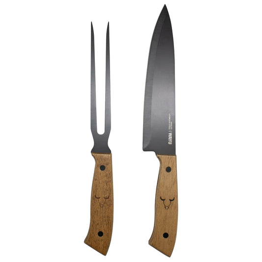 Set Tabla Cuchillo Tenedor Prm Wayu