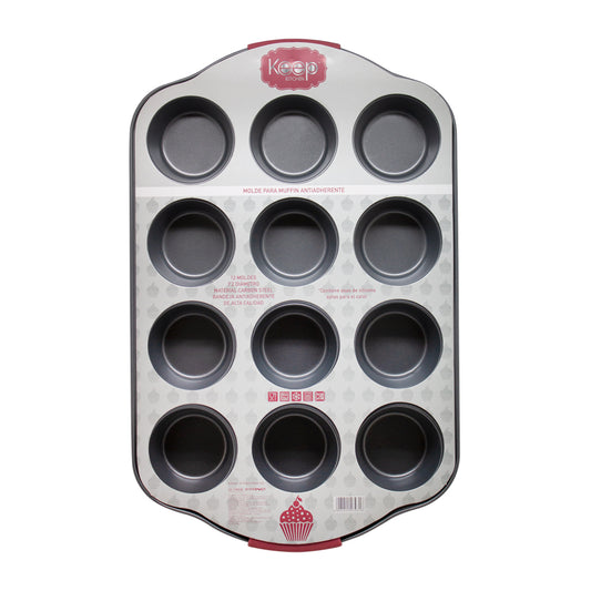 Molde Horno Para Muffin Antiadherente Keep