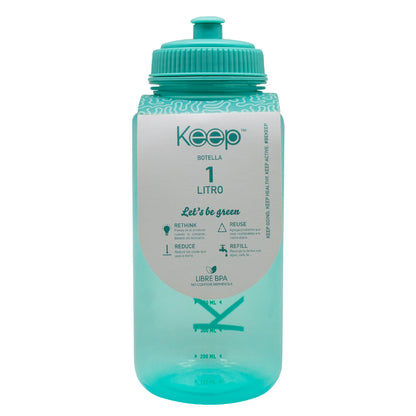 Botella para Agua 1 Litro Keep