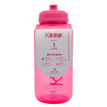 Botella para Agua 1 Litro Keep