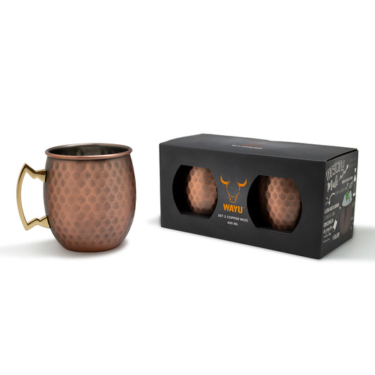 Jarro Cervecero Copper Mug Set 600 ml Wayu