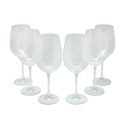 Set 6 Copas Cristal Para Vino Tinto 685ml Glasso