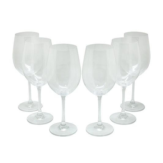 Set 6 Copas Cristal Para Vino Tinto 685ml Glasso