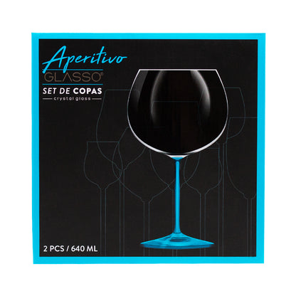 Set 2 Copas Aperitivo Cristal 640ml Glasso