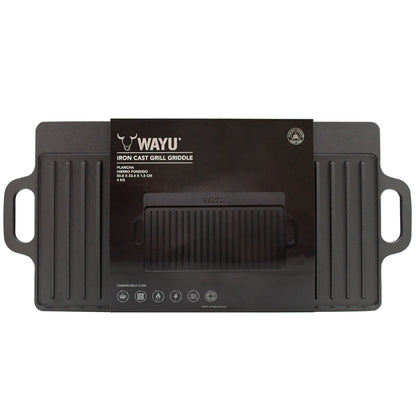 Plancha Reversible Hierro Fundido Wayu