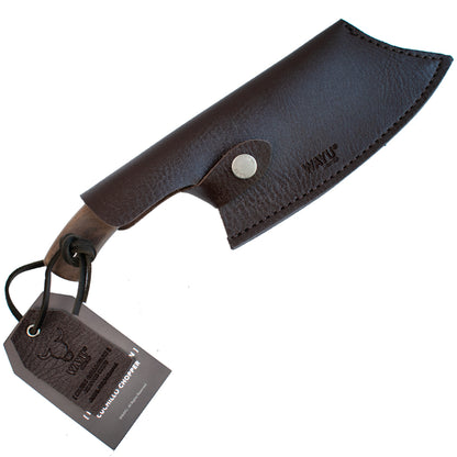 Cuchillo Chopper Con Funda Rustic Colecction Wayu