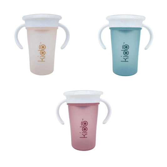 Vaso Antiderrame 280ml con Asas Kido