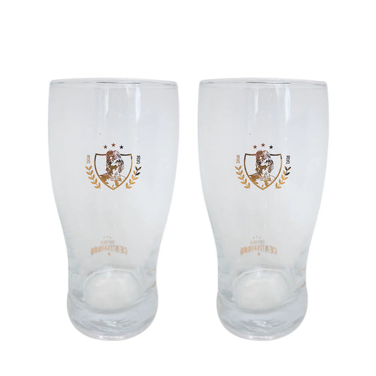 Set 2 Vasos Shopero Centenario Colo Colo