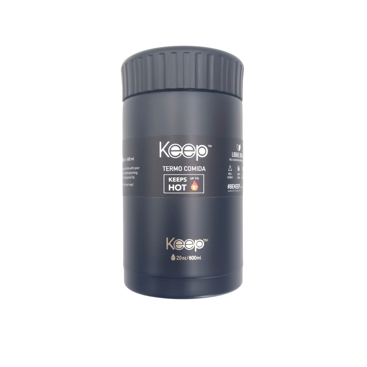 Termo Comida Keep 600ml Naranja ref:7601